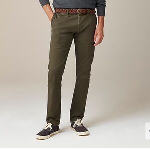 J. crew 484 Slim-fit stretch chino pant 31/32 in catskill green